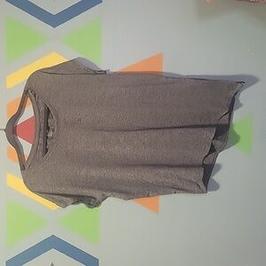 Champion Duodry Women's Gray Asymmetrical Short Sleeve Size Medium